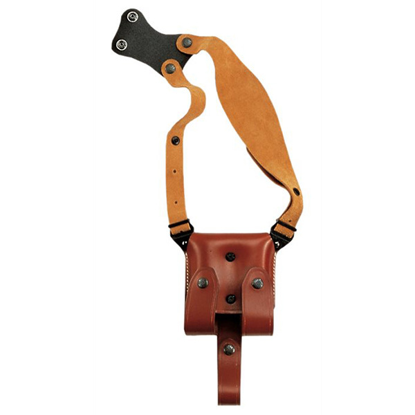 DOBLE PORTA-CARGADOR CUERO SOB. VEGA</br>