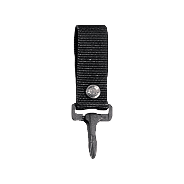 LLAVERO NYLON VEGA</br>Cordura key holder with plastic spring clip