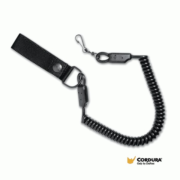 CORDON ANTIHURTO VEGA</br>CORDURA SAFETY COIL LANYARD