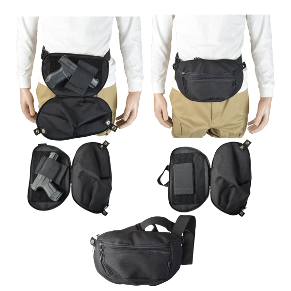 BOLSO CORDURA RIÑONERA TAMAÑO GRANDE</br>BELT HANDGUN  POUCH IN CORDURA
