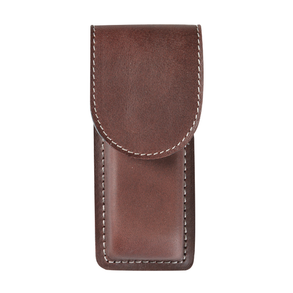 FUNDA NAVAJA VAQUETILLA MOLDEADA FORRADA</br>MOULDED AND LINED COWHIDE POUCH