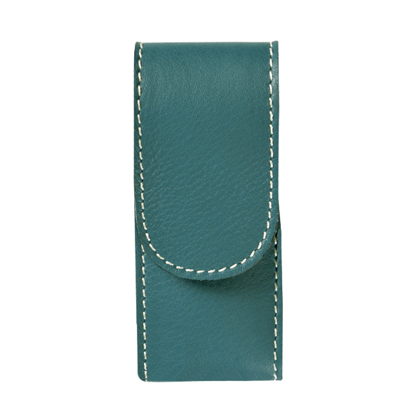 FUNDA NAVAJA VAQUETILLA FORRADA</br>LEATHER POCKET KNIFE POUCH IN LINED COWHIDE