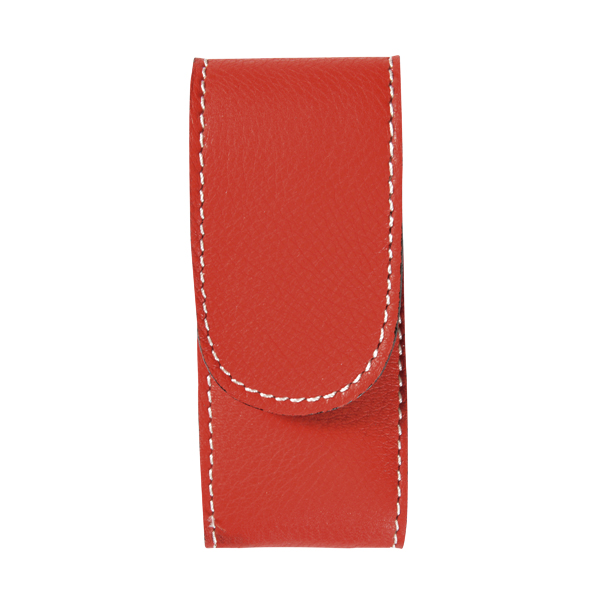 FUNDA NAVAJA VAQUETILLA FORRADA</br>LEATHER POCKET KNIFE POUCH IN LINED COWHIDE