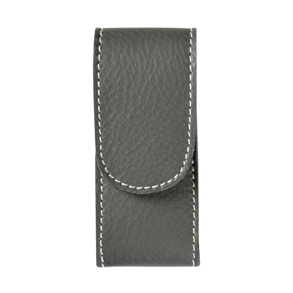 FUNDA NAVAJA VAQUETILLA FORRADA</br>LEATHER POCKET KNIFE POUCH IN LINED COWHIDE