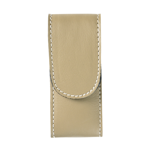 FUNDA NAVAJA VAQUETILLA FORRADA</br>LEATHER POCKET KNIFE POUCH IN LINED COWHIDE