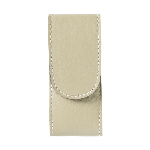 FUNDA NAVAJA VAQUETILLA FORRADA</br>LEATHER POCKET KNIFE POUCH IN LINED COWHIDE