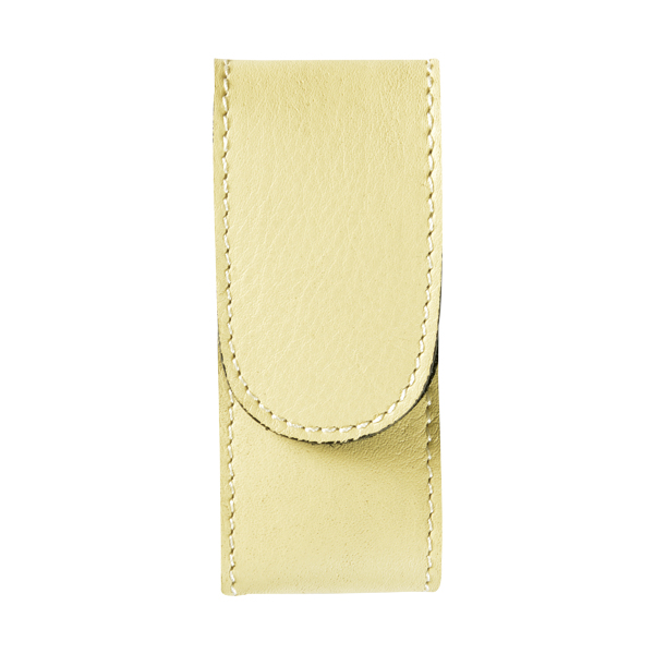 FUNDA NAVAJA VAQUETILLA FORRADA</br>LEATHER POCKET KNIFE POUCH IN LINED COWHIDE