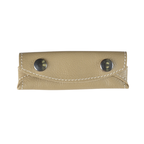 FUNDA NAVAJA CUERO FLOR</br>TOP GRAIN LEATHER POCKET KNIFE POUCH
