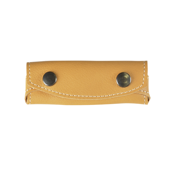 FUNDA NAVAJA CUERO FLOR</br>TOP GRAIN LEATHER POCKET KNIFE POUCH