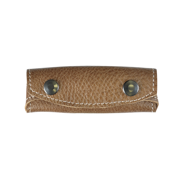 FUNDA NAVAJA CUERO FLOR</br>TOP GRAIN LEATHER POCKET KNIFE POUCH