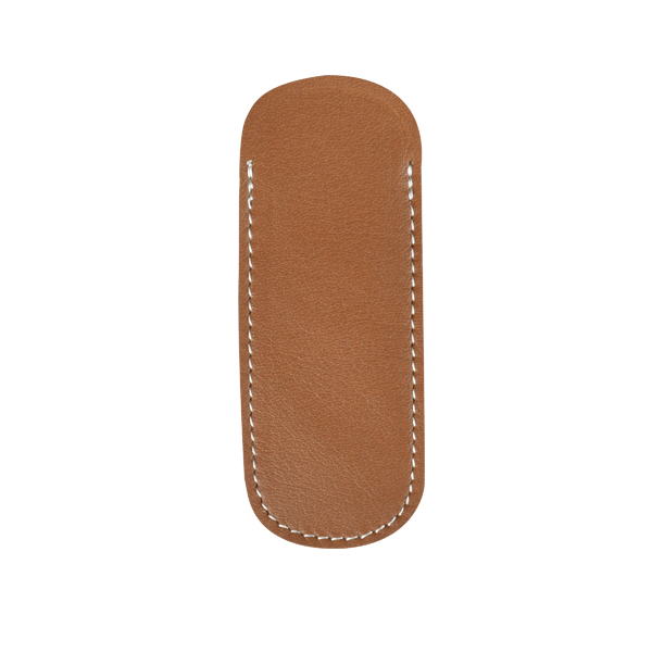 FUNDA NAVAJA CUERO FLOR</br>TOP GRAIN LEATHER POUCH