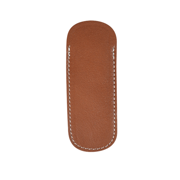 FUNDA NAVAJA CUERO FLOR</br>TOP GRAIN LEATHER POUCH