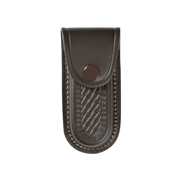 FUNDA NAVAJA VAQUETILLA MOLDEADA</br>POCKET KNIFE POUCH IN MOULDED COWHIDE