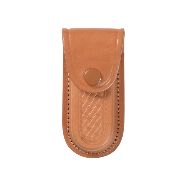 FUNDA NAVAJA VAQUETILLA MOLDEADA</br>POCKET KNIFE POUCH IN MOULDED COWHIDE