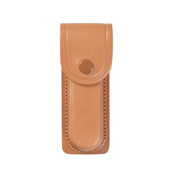 FUNDA NAVAJA VAQUETILLA MOLDEADA</br>POCKET KNIFE POUCH IN MOULDED COWHIDE